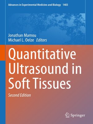 cover image of Quantitative Ultrasound in Soft Tissues